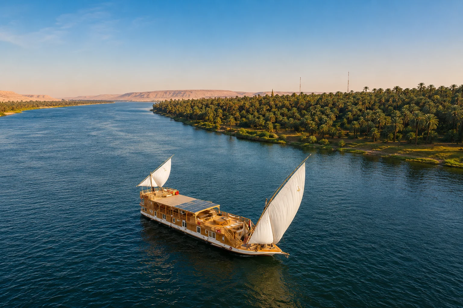 Private dahabiya journey on the Nile